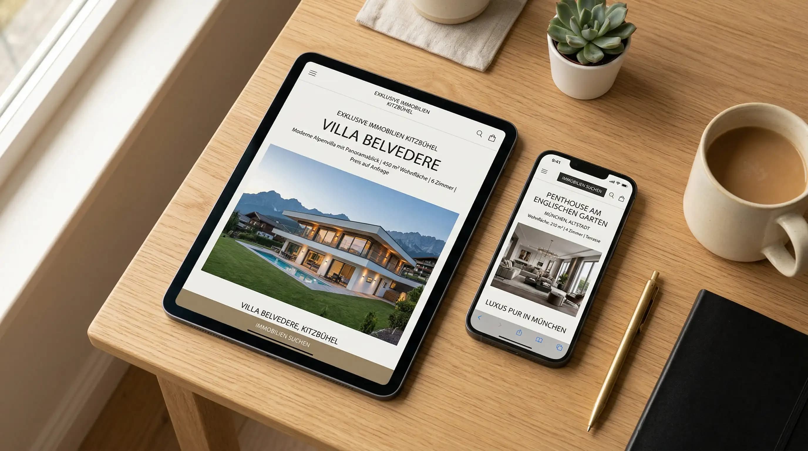 Website mockup